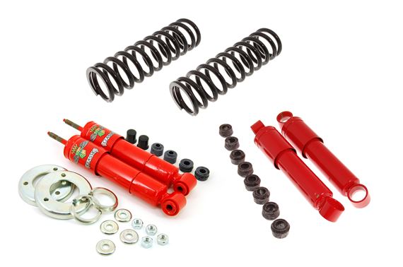 Koni Front and Rear Shock Absorber Kit - Ride Adjustable - with Uprated Front Springs - Herald - RH5352K